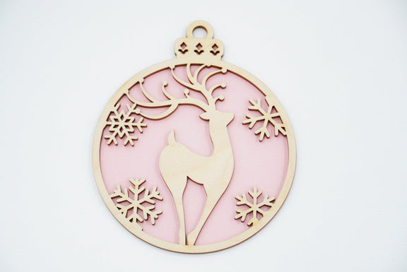 Christbaumschmuck "Rentier" - RJC - Circle