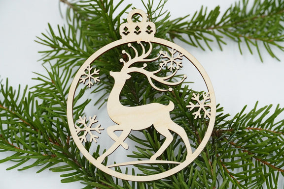 Christbaumschmuck "Rentier" - RJC - Circle