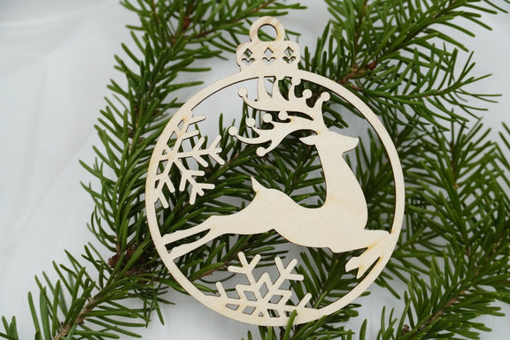 Christbaumschmuck "Rentier" - RJC - Circle