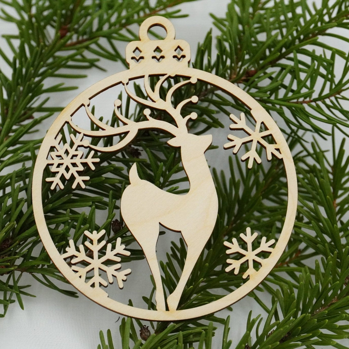 Christbaumschmuck "Rentier" - RJC - Circle