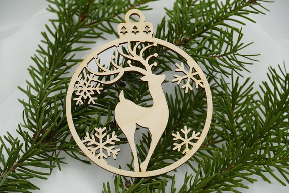 Christbaumschmuck "Rentier" - RJC - Circle