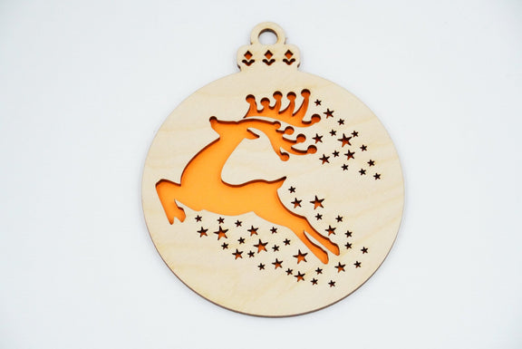 Christbaumschmuck "Rentier" - RJC - Circle