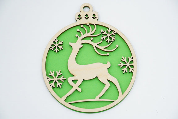 Christbaumschmuck "Rentier" - RJC - Circle