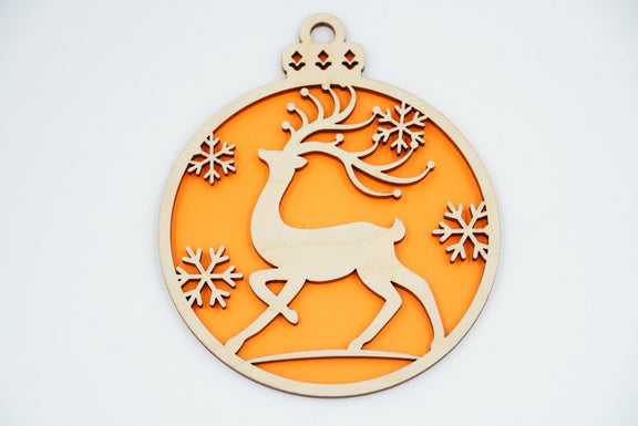 Christbaumschmuck "Rentier" - RJC - Circle