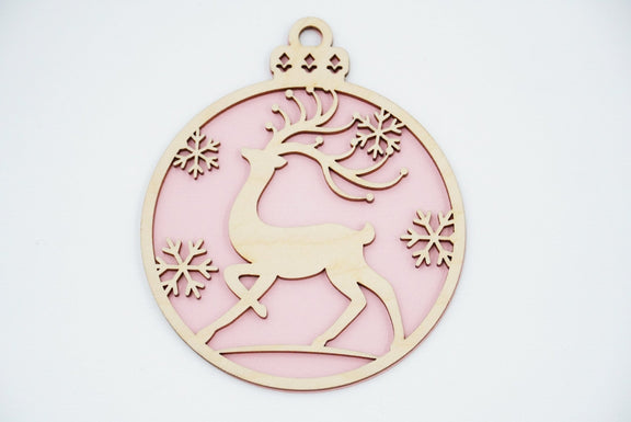 Christbaumschmuck "Rentier" - RJC - Circle