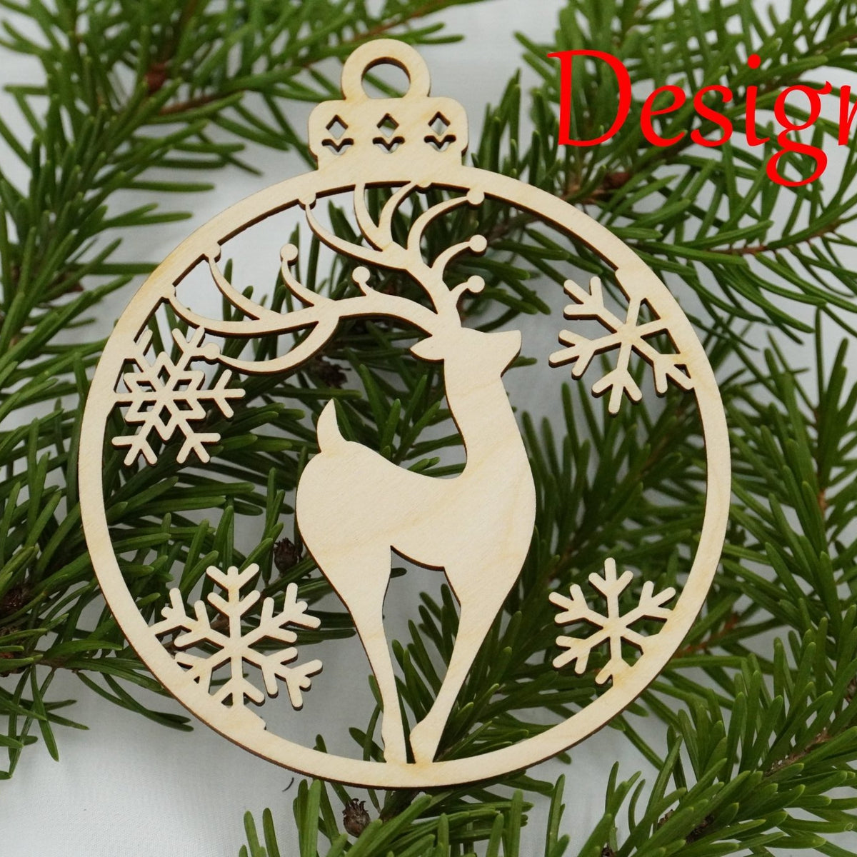 Christbaumschmuck "Rentier" - RJC - Circle