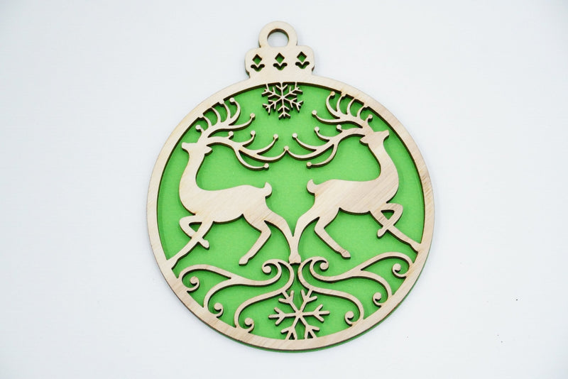 Christbaumschmuck "Rentier" - RJC - Circle