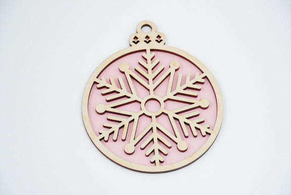 Christbaumschmuck "Schneeflocke" - RJC - Circle