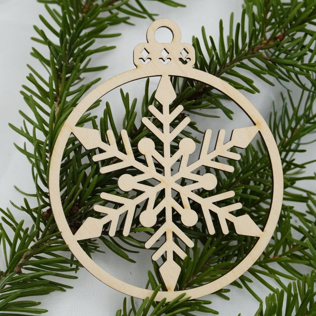Christbaumschmuck "Schneeflocke" - RJC - Circle