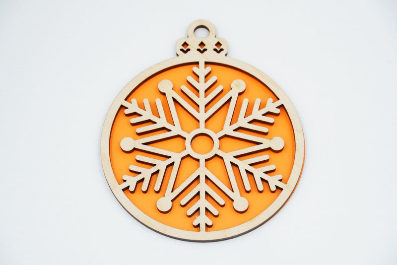Christbaumschmuck "Schneeflocke" - RJC - Circle