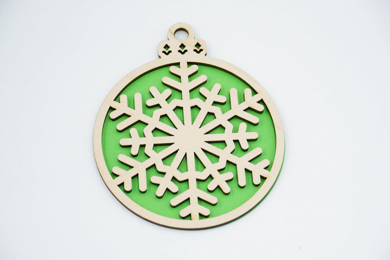 Christbaumschmuck "Schneeflocke" - RJC - Circle