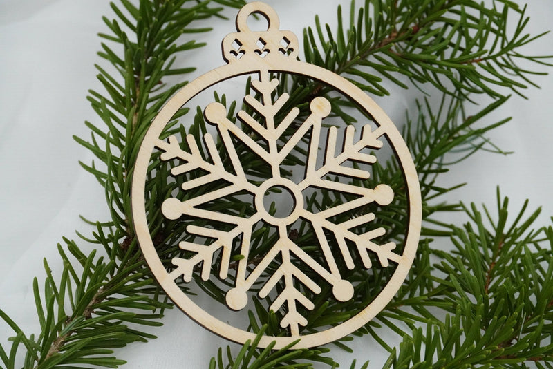 Christbaumschmuck "Schneeflocke" - RJC - Circle