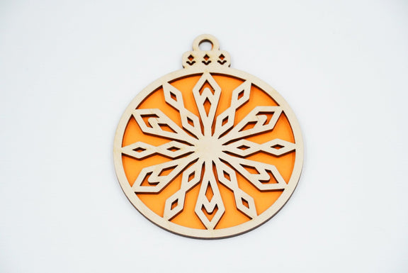 Christbaumschmuck "Schneeflocke" - RJC - Circle