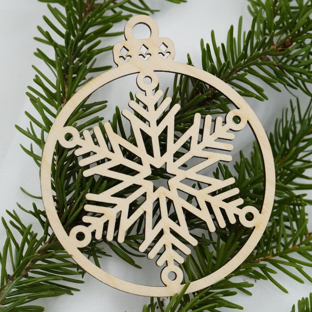 Christbaumschmuck "Schneeflocke" - RJC - Circle