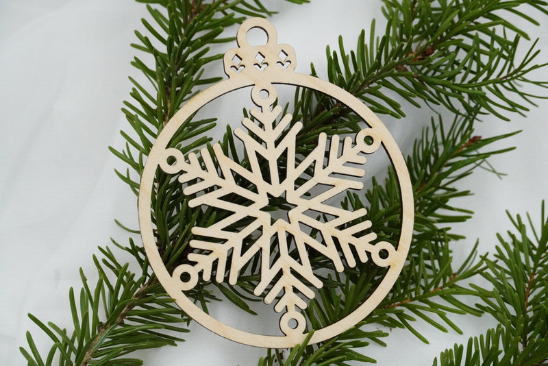Christbaumschmuck "Schneeflocke" - RJC - Circle