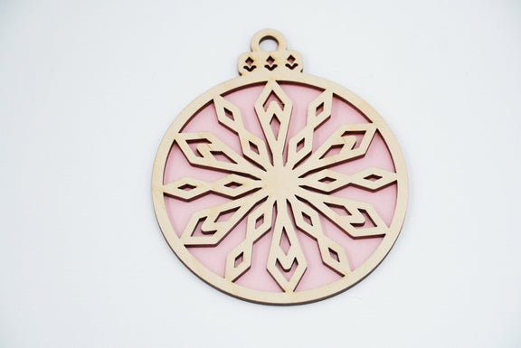 Christbaumschmuck "Schneeflocke" - RJC - Circle