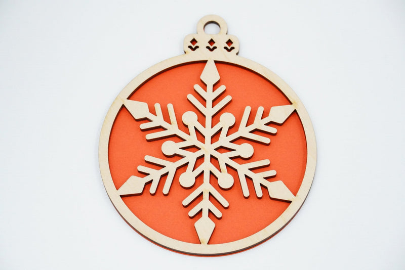 Christbaumschmuck "Schneeflocke" - RJC - Circle