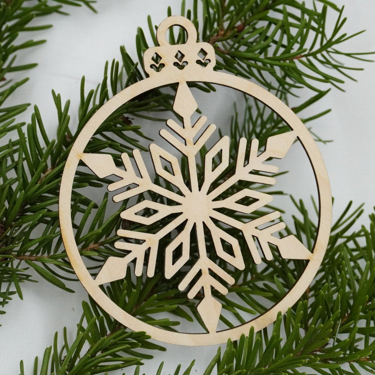 Christbaumschmuck "Schneeflocke" - RJC - Circle