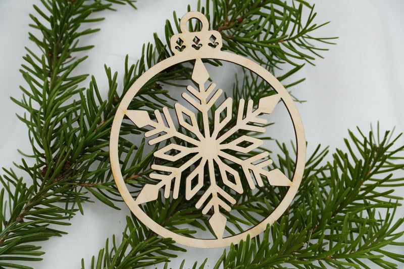Christbaumschmuck "Schneeflocke" - RJC - Circle