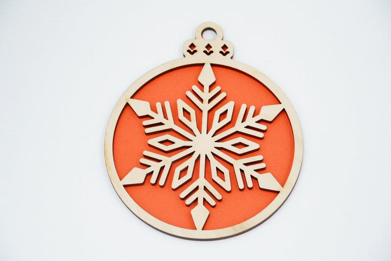 Christbaumschmuck "Schneeflocke" - RJC - Circle