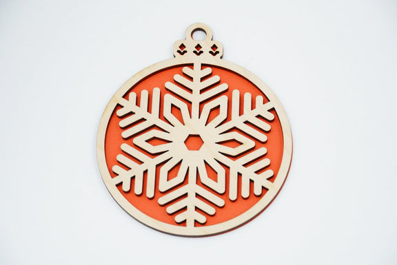 Christbaumschmuck "Schneeflocke" - RJC - Circle