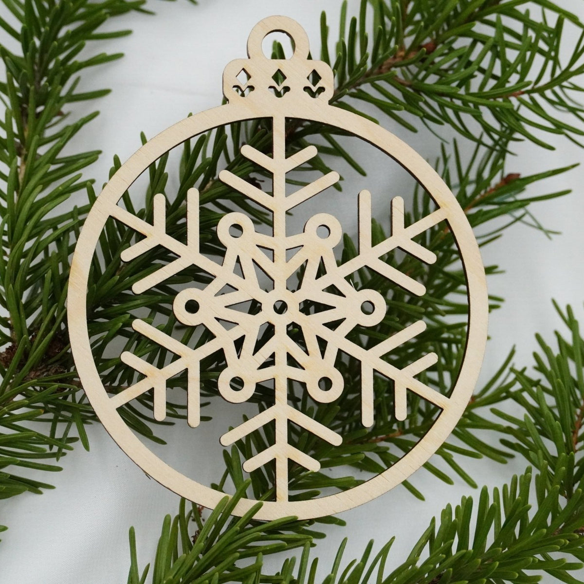 Christbaumschmuck "Schneeflocke" - RJC - Circle