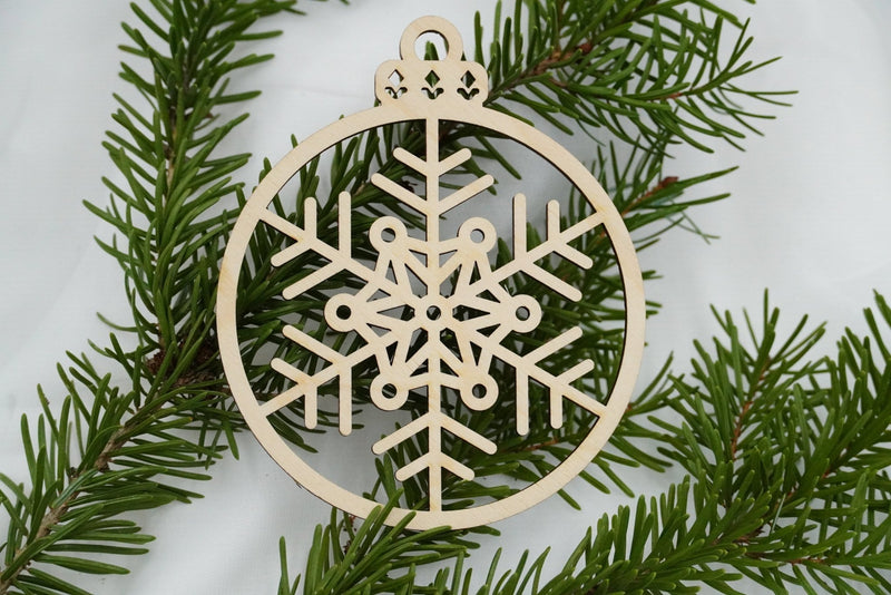 Christbaumschmuck "Schneeflocke" - RJC - Circle