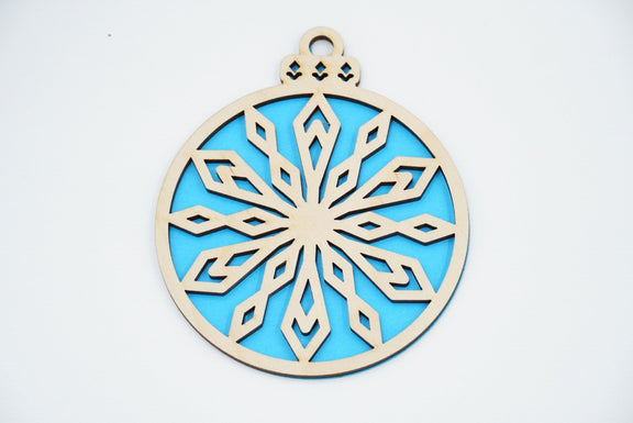 Christbaumschmuck "Schneeflocke" - RJC - Circle