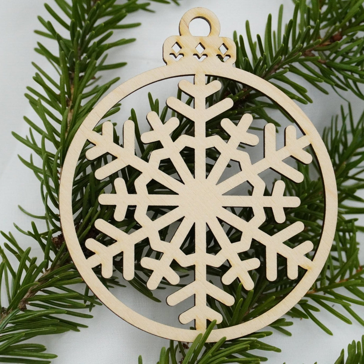 Christbaumschmuck "Schneeflocke" - RJC - Circle