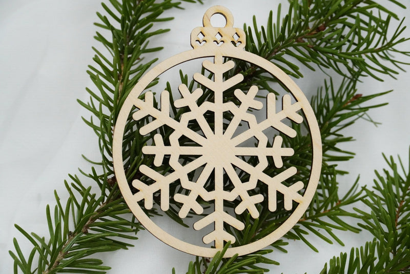 Christbaumschmuck "Schneeflocke" - RJC - Circle