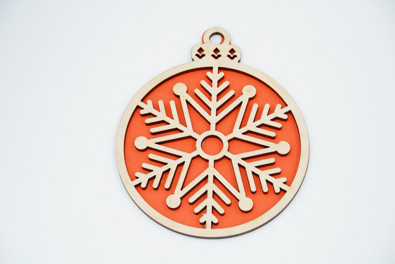 Christbaumschmuck "Schneeflocke" - RJC - Circle