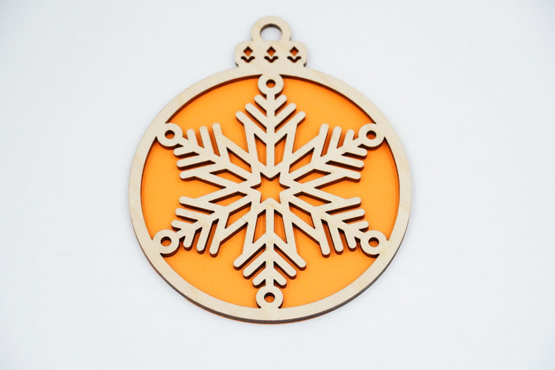 Christbaumschmuck "Schneeflocke" - RJC - Circle