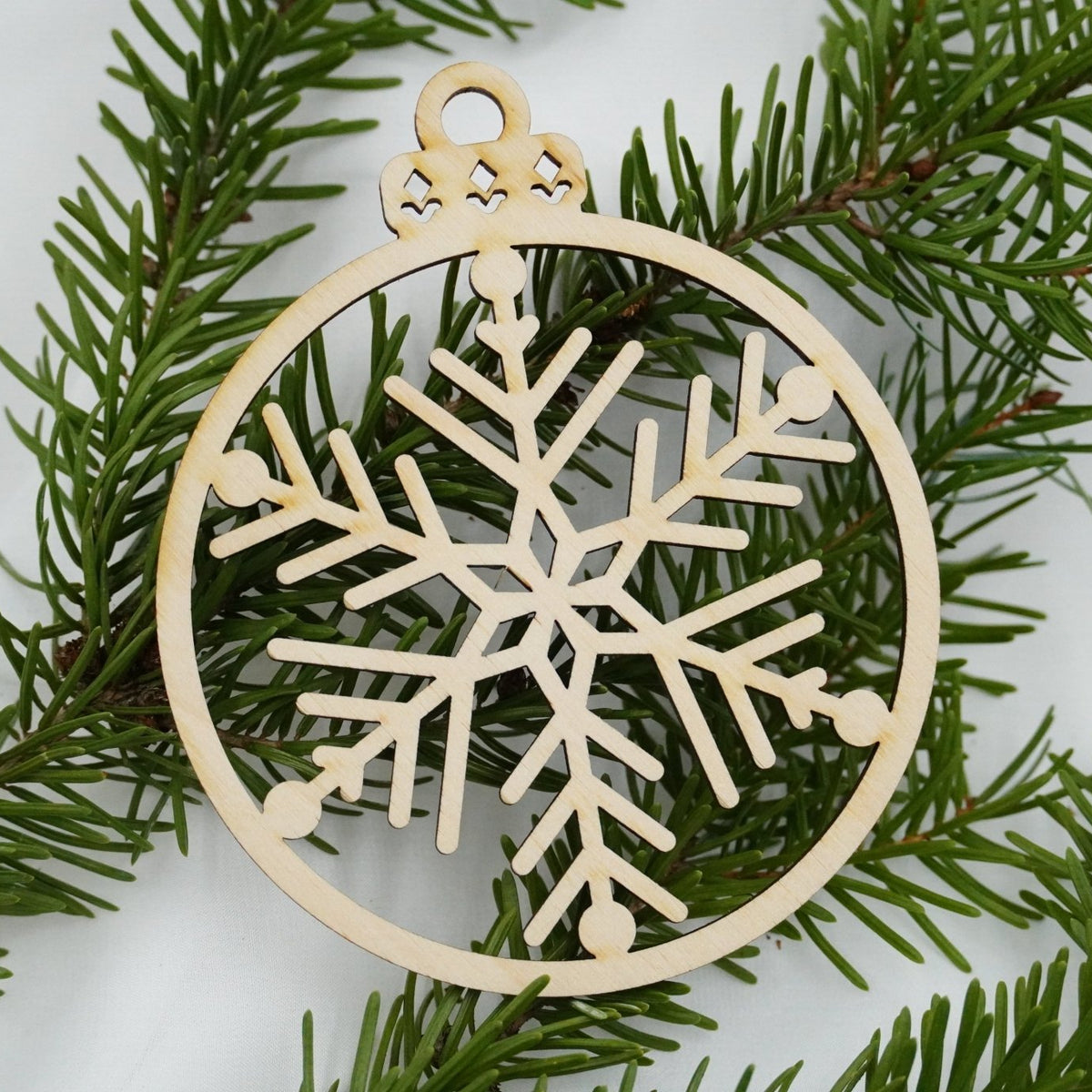 Christbaumschmuck "Schneeflocke" - RJC - Circle