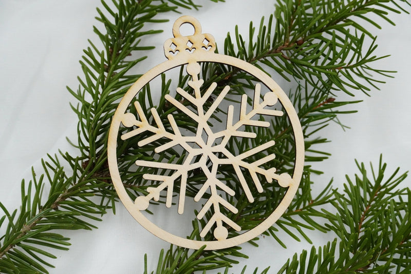 Christbaumschmuck "Schneeflocke" - RJC - Circle