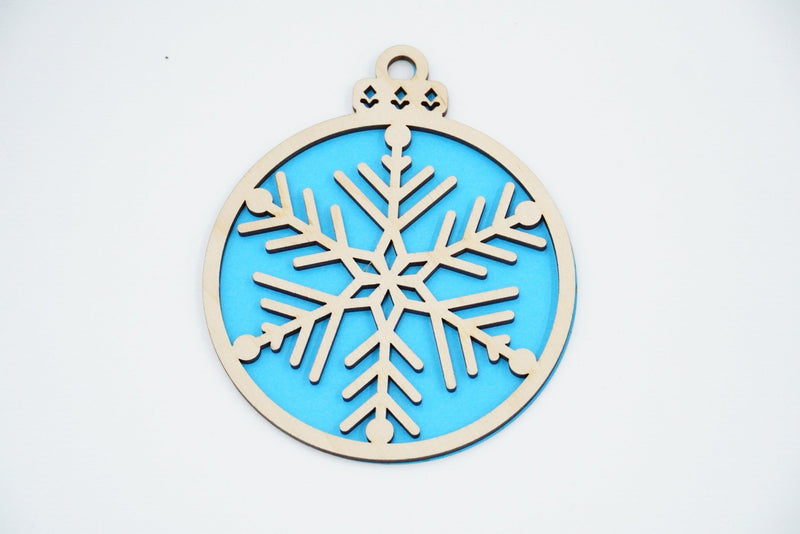 Christbaumschmuck "Schneeflocke" - RJC - Circle