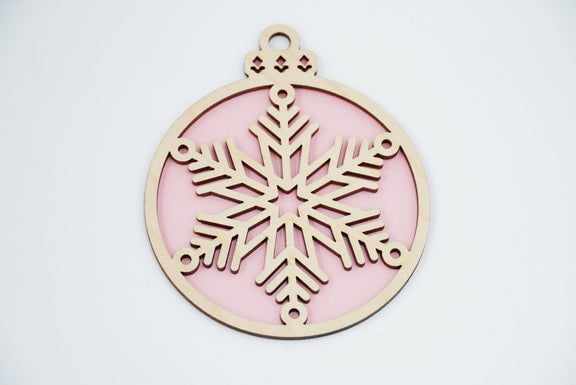 Christbaumschmuck "Schneeflocke" - RJC - Circle