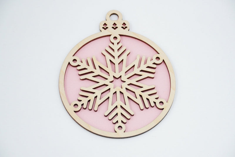 Christbaumschmuck "Schneeflocke" - RJC - Circle