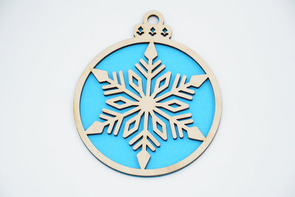 Christbaumschmuck "Schneeflocke" - RJC - Circle