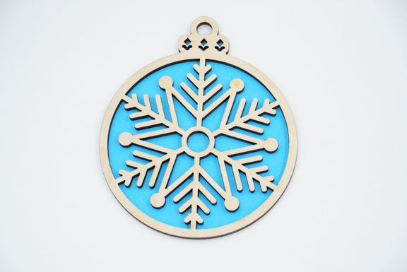 Christbaumschmuck "Schneeflocke" - RJC - Circle