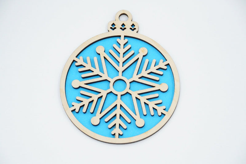 Christbaumschmuck "Schneeflocke" - RJC - Circle