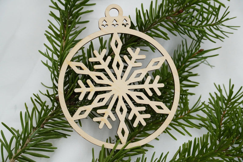 Christbaumschmuck "Schneeflocke" - RJC - Circle