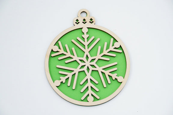 Christbaumschmuck "Schneeflocke" - RJC - Circle