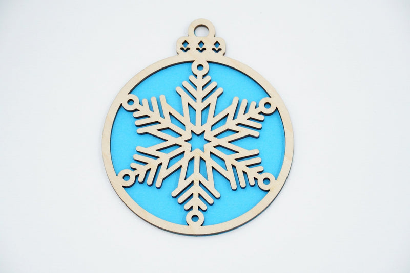Christbaumschmuck "Schneeflocke" - RJC - Circle