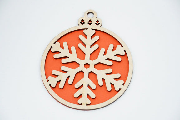 Christbaumschmuck "Schneeflocke" - RJC - Circle