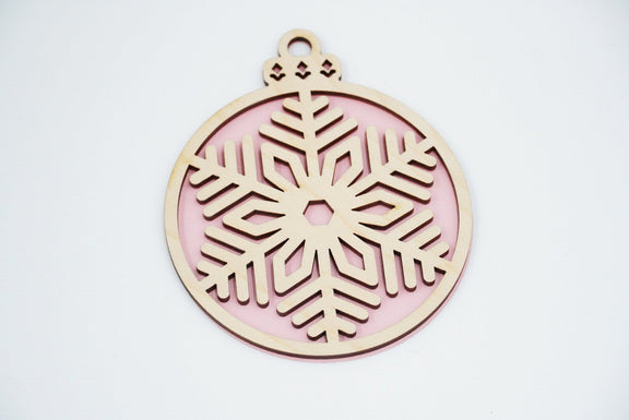 Christbaumschmuck "Schneeflocke" - RJC - Circle