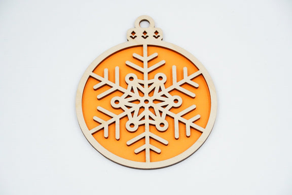 Christbaumschmuck "Schneeflocke" - RJC - Circle