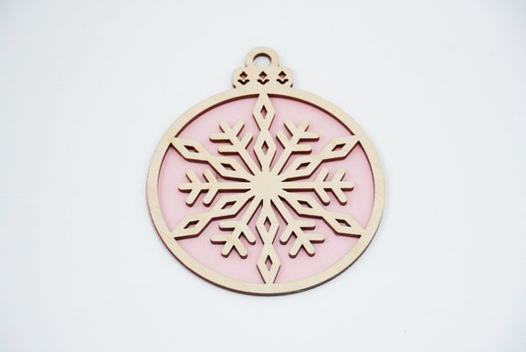 Christbaumschmuck "Schneeflocke" - RJC - Circle