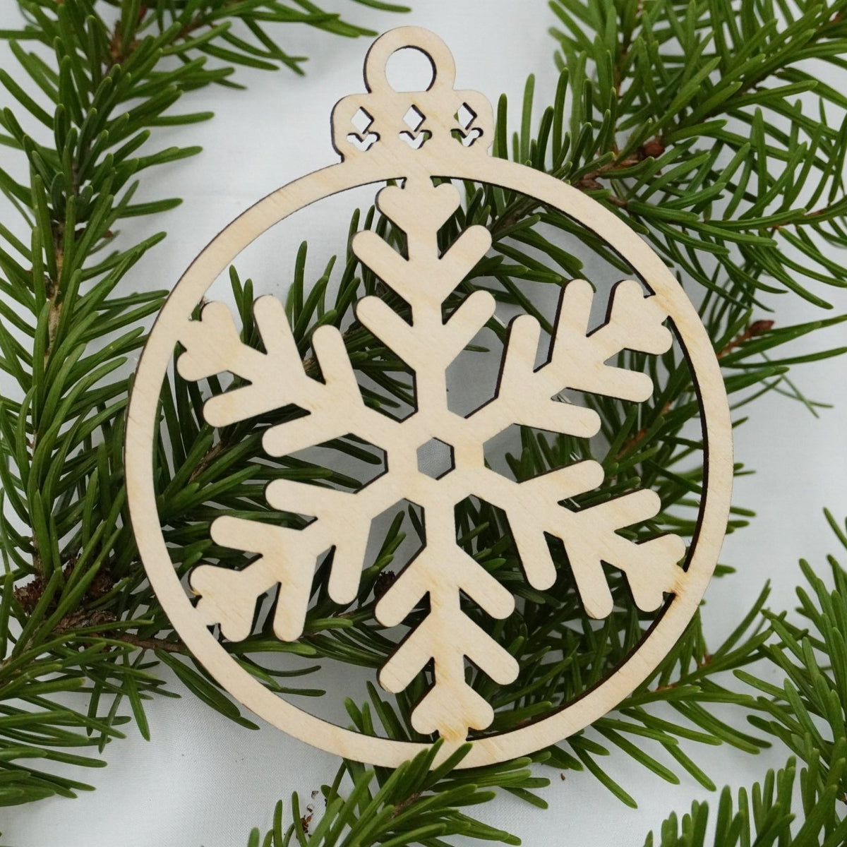 Christbaumschmuck "Schneeflocke" - RJC - Circle