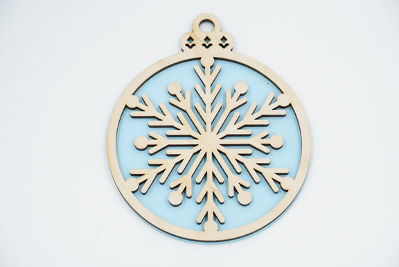 Christbaumschmuck "Schneeflocke" - RJC - Circle