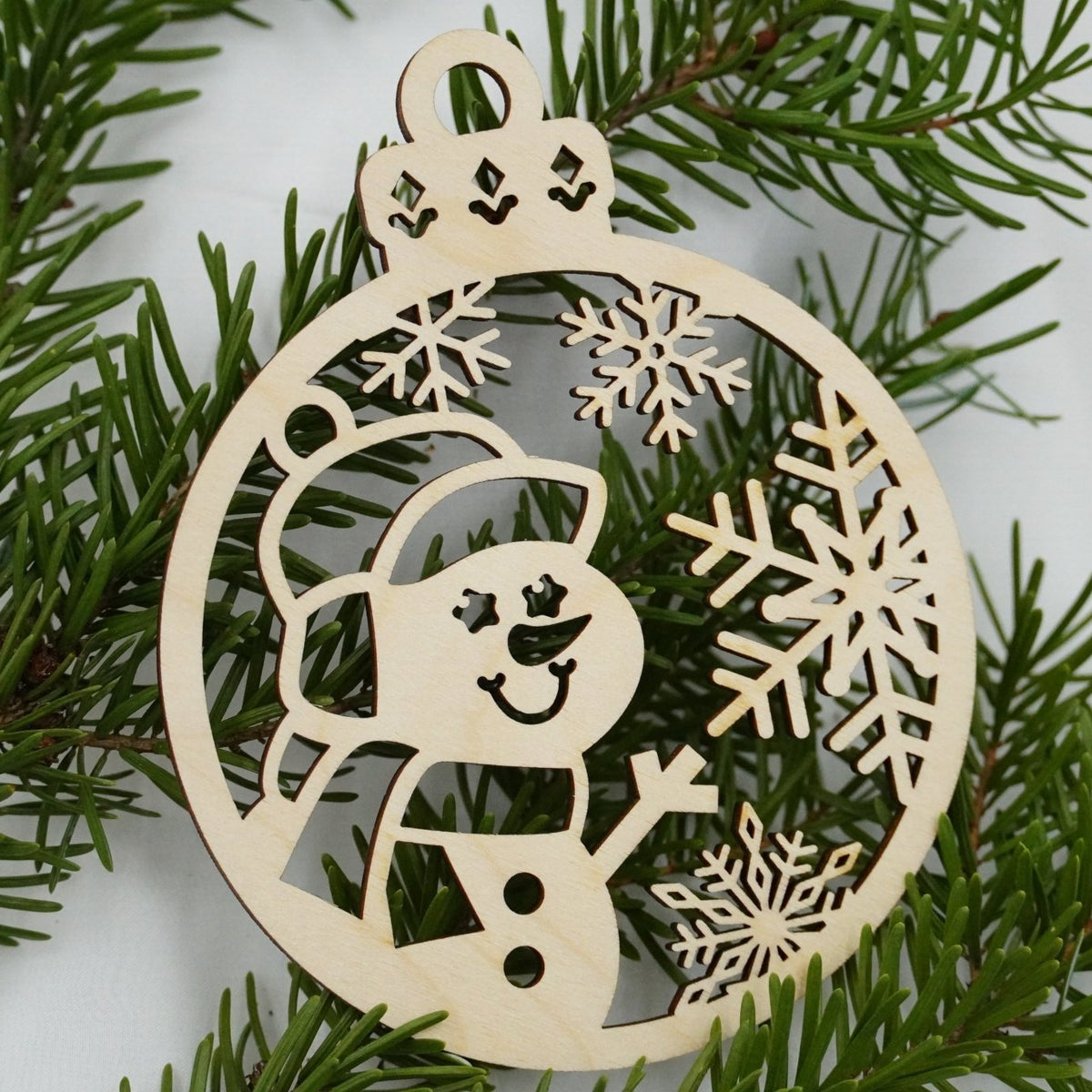 Christbaumschmuck "Schneemann" - RJC - Circle